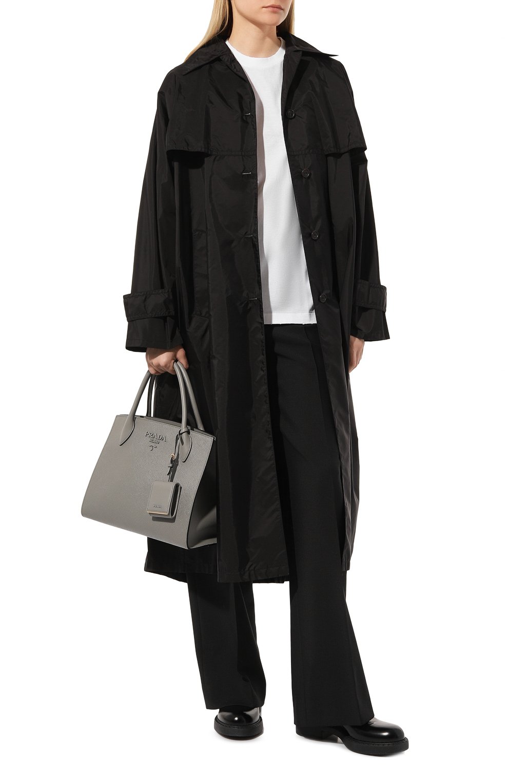 Хлопковая футболка Prada  35838R-1ZVO-F0964-162 Фото 2