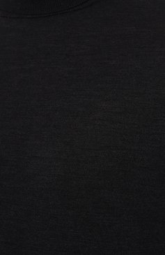 Мужской шерстяная водолазка TRANSIT темно-серого цвета, арт. CFUTRV11462 | Фото 5 (Материал внешний: Шерсть; Рукава: Длинные; Принт: Без принта; Длина (для топов): Удлиненные; Материал сплава: Проставлено; Мужское Кросс-КТ: Водолазка-одежда; Драгоценные камни: Проставлено; Стили: Кэжуэл)
