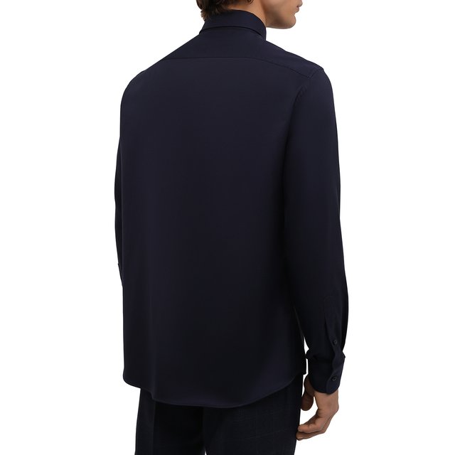 фото Хлопковая рубашка brunello cucinelli