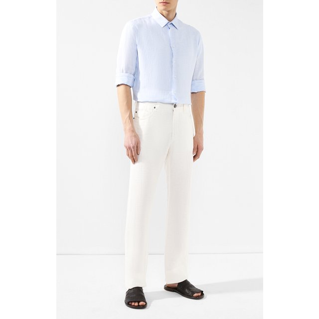 фото Льняная рубашка giorgio armani