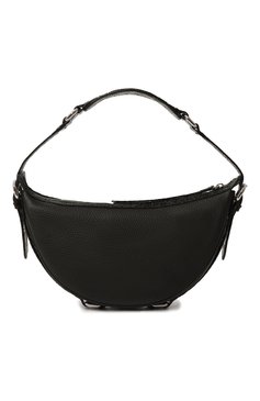 Женская сумка gib BY FAR черного цвета, арт. 22PFGIBSBLCFGMED | Фото 6 (Сумки-технические: Сумки top-handle; Материал: Натуральная кожа; Материал сплава: Проставлено; Драгоценные камни: Проставлено)