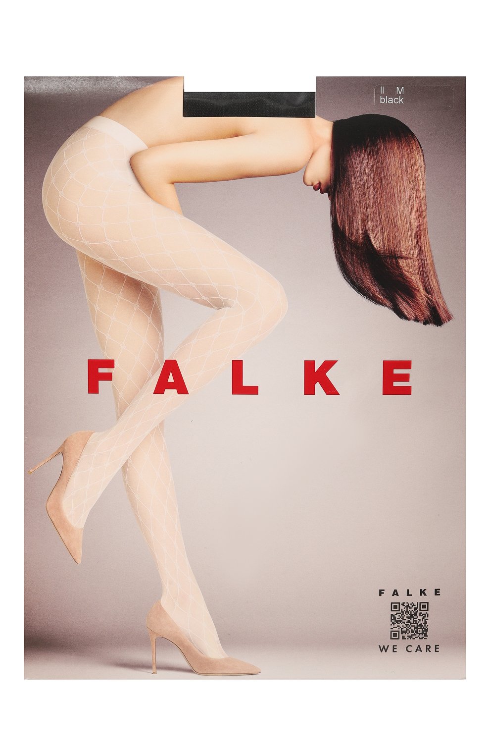 Женские черные колготки FALKE купить в интернет-магазине ЦУМ, арт. 40204