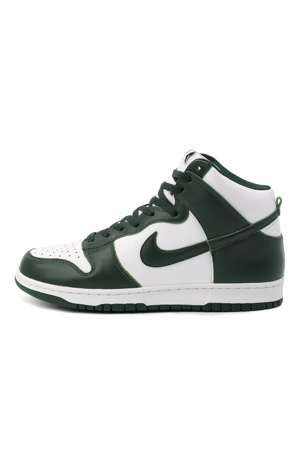 Мужские зеленые кожаные кеды dunk high sp pro green NIKELAB купить