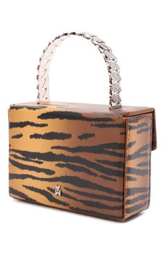 Женский сумка pernille mini AMINA MUADDI коричневого цвета, арт. SUPERAMINI PERNILLE/PRINT NAPPA | Фото 4 (Женское Кросс-КТ: Вечерняя сумка; Материал: Натуральная кожа; Размер: mini)