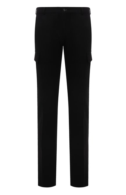 Мужские шерстяные брюки-карго RALPH LAUREN черного цвета по цене 77600 руб., арт. 790860051 | Фото 1