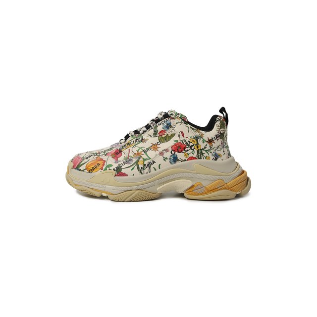 фото Кожаные кроссовки gucci x balenciaga triple s the hacker project gucci