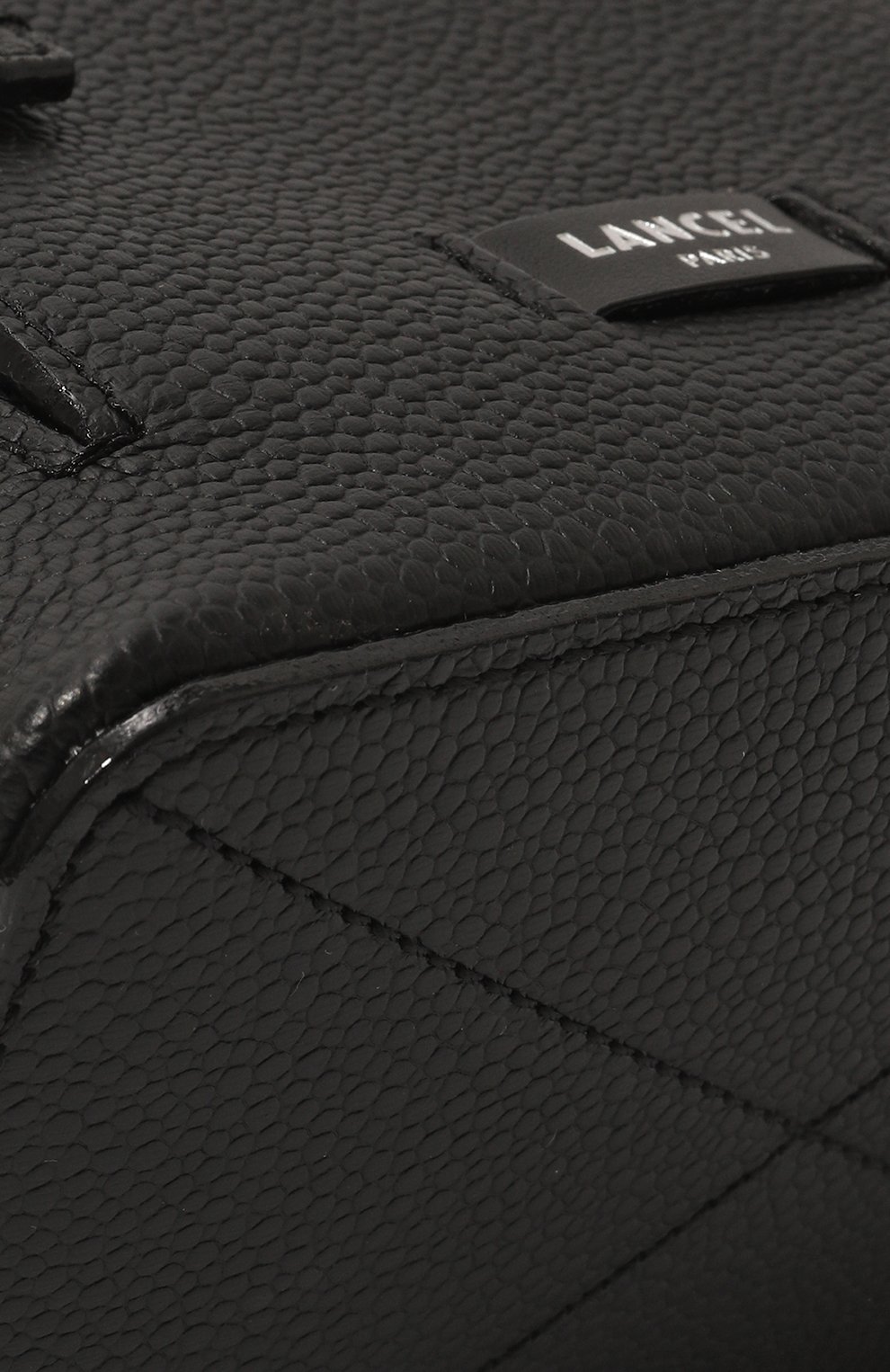 Женский рюкзак ninon LANCEL черного цвета, арт. A12092 | Фото 3 (Материал: Натуральная кожа; Размер: small; Стили: Кэжуэл)