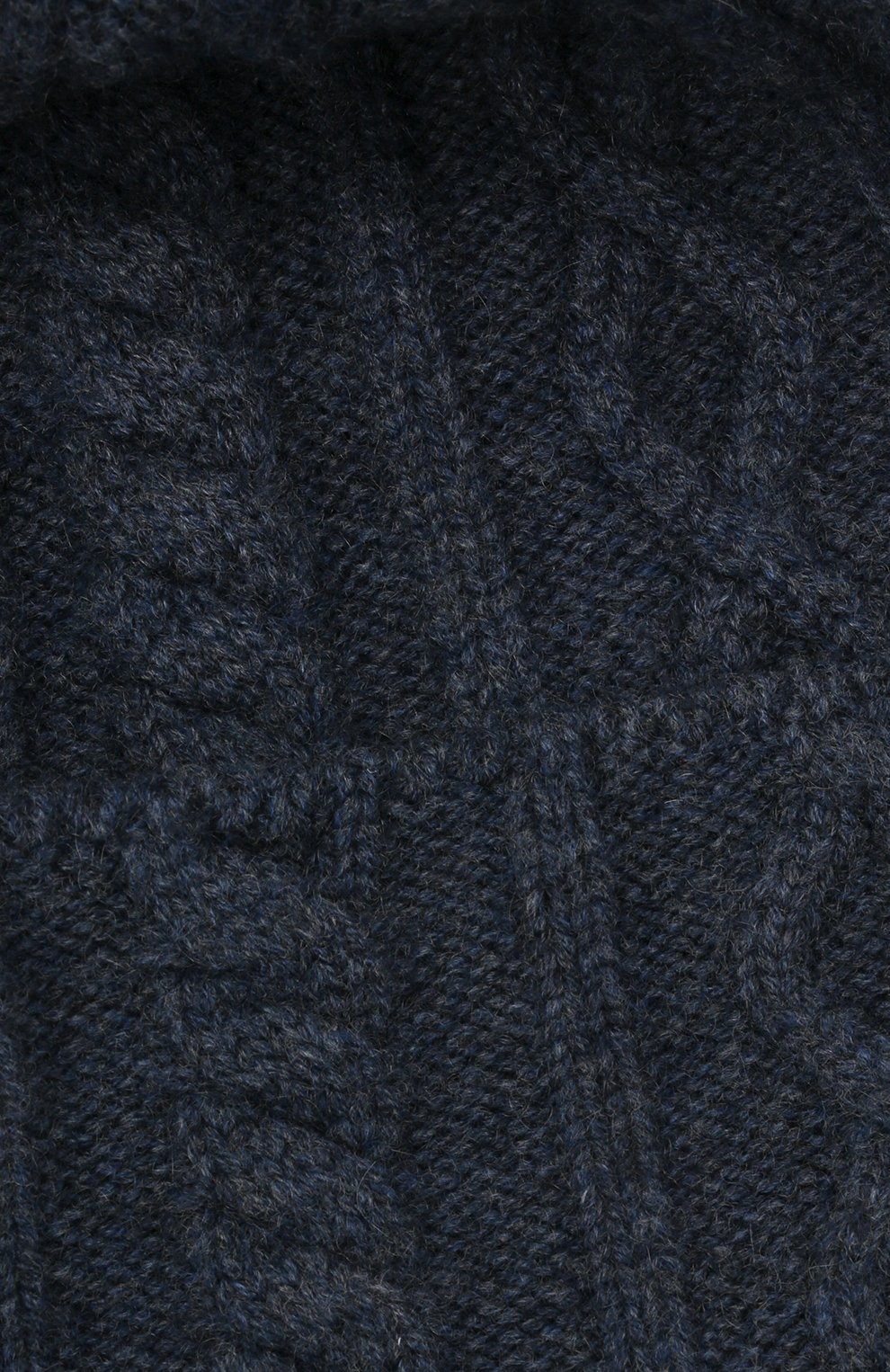 Мужская кашемировая шапка BRUNELLO CUCINELLI темно-синего цвета, арт. M2294030 | Фото 3 (Материал: Текстиль, Кашемир, Шерсть; Кросс-КТ: Трикотаж)