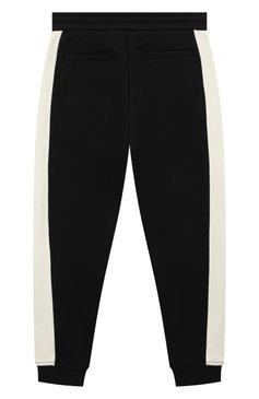 Детские хлопковые джоггеры EMPORIO ARMANI темно-синего цвета, арт. 6L4PJI/1JWPZ | Фото 2 (Материал внешний: Хлопок; Мальчики Кросс-КТ: Джоггеры-одежда)