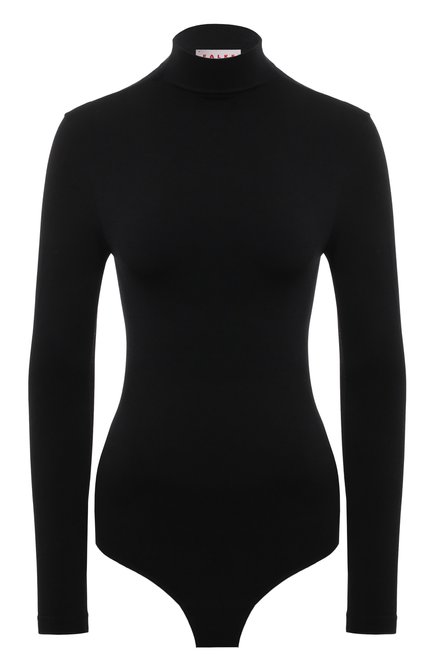 Женское боди FALKE черного цвета, арт. 40924 | Фото 1 (Материал внешний: Хлопок, Синтетический материал; Женское Кросс-КТ: Боди-белье)