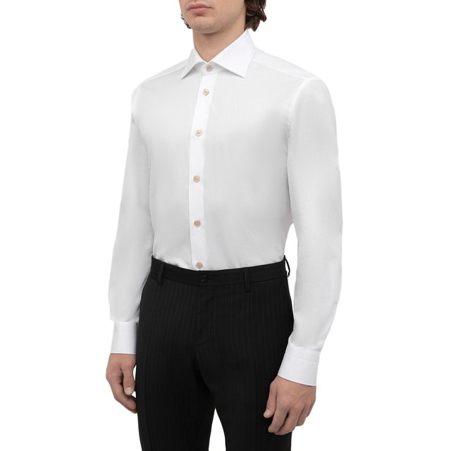 Хлопковая сорочка Kiton  UCIH0660101 Фото 3