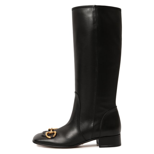 фото Кожаные сапоги gucci