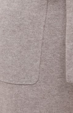 Женские джоггеры из шерсти и кашемира ALLUDE серого цвета, арт. 205/17003 | Фото 5 (Материал внешний: Шерсть, Кашемир; Длина (брюки, джинсы): Стандартные; Женское Кросс-КТ: Брюки-одежда, Джоггеры - брюки; Силуэт Ж (брюки и джинсы): Джоггеры; Кросс-КТ: Т�рикотаж; Материал сплава: Проставлено; Драгоценные камни: Проставлено)