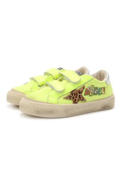 Мужского кеды superstar GOLDEN GOOSE DELUXE BRAND желтого цвета, арт. GYF00198.F001262 | Фото 1 (Мальчики Кросс-КТ: Обувь-низкие; Региональные ограничения белый список (Axapta Mercury): RU; Кросс-КТ: велькро)