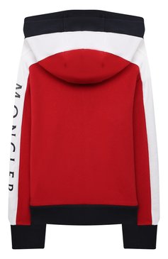 Детский хлопковая толстовка MONCLER темно-синего цвета, арт. G1-954-8G757-20-809AG/8-10A | Фото 2 (Рукава: Длинные; Мальчики Кросс-КТ: Толстовка-одежда; Региональные ограничения белый список (Axapta Mercury): RU; Материал сплава: Проставлено; Материал внешний: Хлопок; Драгоценные камни: Проставлено; Ростовка одежда: 10 - 11 лет | 140 - 146см, 8 лет | 128 см)