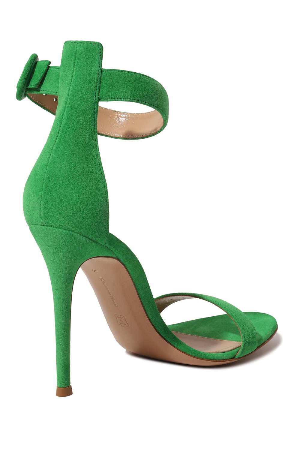 Замшевые босоножки Portofino Gianvito Rossi  G61096.15RIC.CAMGREE Фото 5