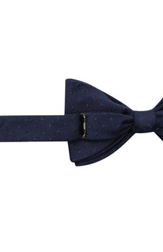 Мужской шелковый галстук-бабочка LANVIN темно-синего цвета, арт. 2050/B0W TIE | Фото 3 (Материал: Текстиль, Шелк)