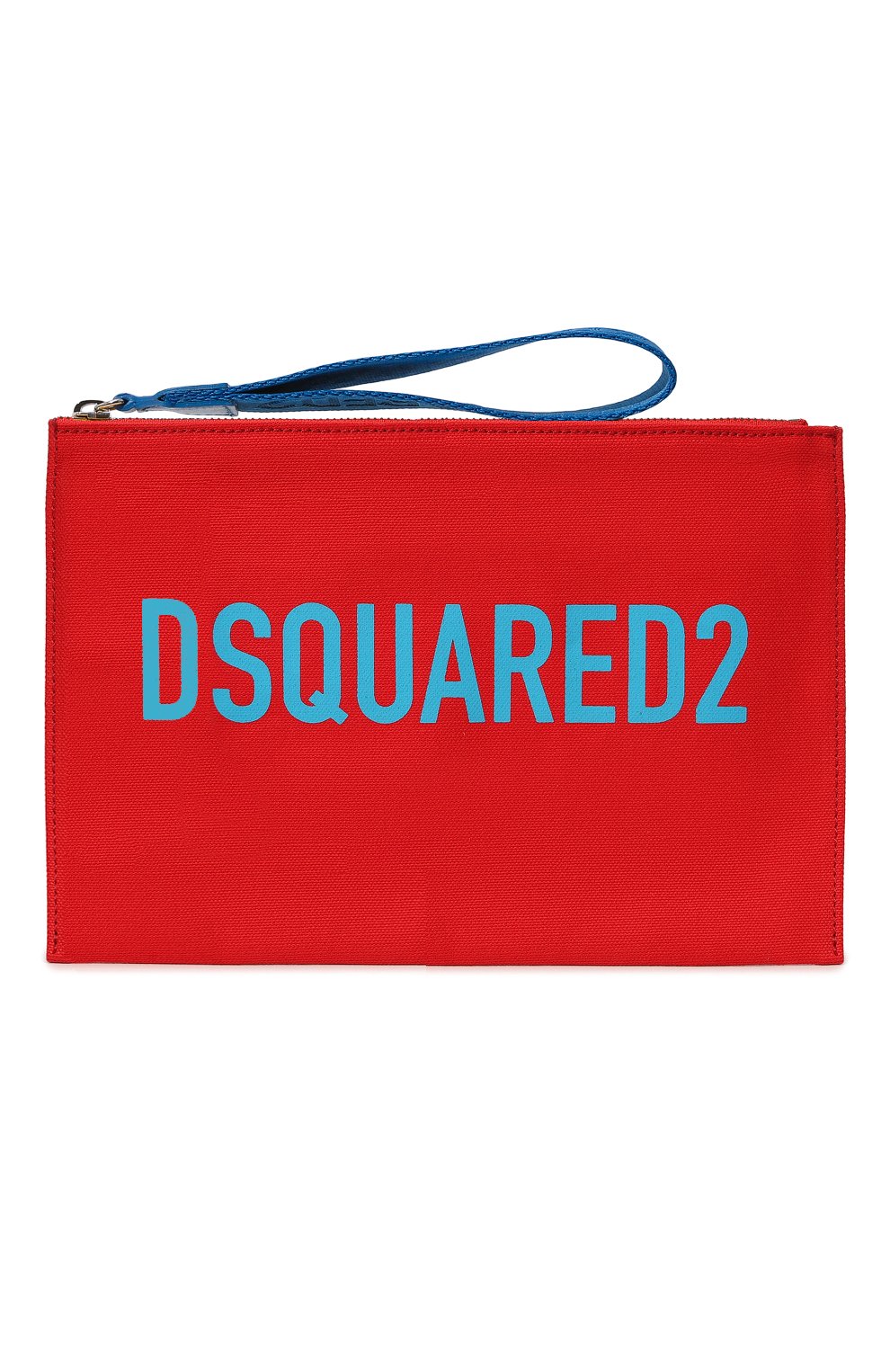 Женский сумка DSQUARED2 красного цвета, арт. P0W0049 00306190 | Фото 5 (Размер: medium; Женское Кросс-КТ: Клатч-клатчи; Материал: Текстиль)