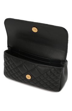 Женская поясная сумка tribute VERSACE черного цвета, арт. DV3G986/DNATR2 | Фото 4 (Материал: Натуральная кожа; Стили: Классический; Размер: mini)