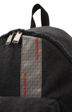 Женский рюкзак HERON PRESTON черного цвета, арт. HWNB011F22FAB0011000 | Фото 3 (Размер: medium; Материал: Текстиль; Стили: Кэжуэл)