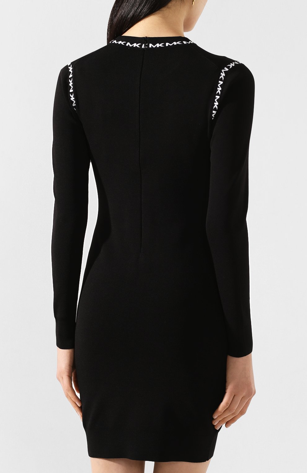 Женское черное платье из вискозы MICHAEL MICHAEL KORS купить в интернет ...