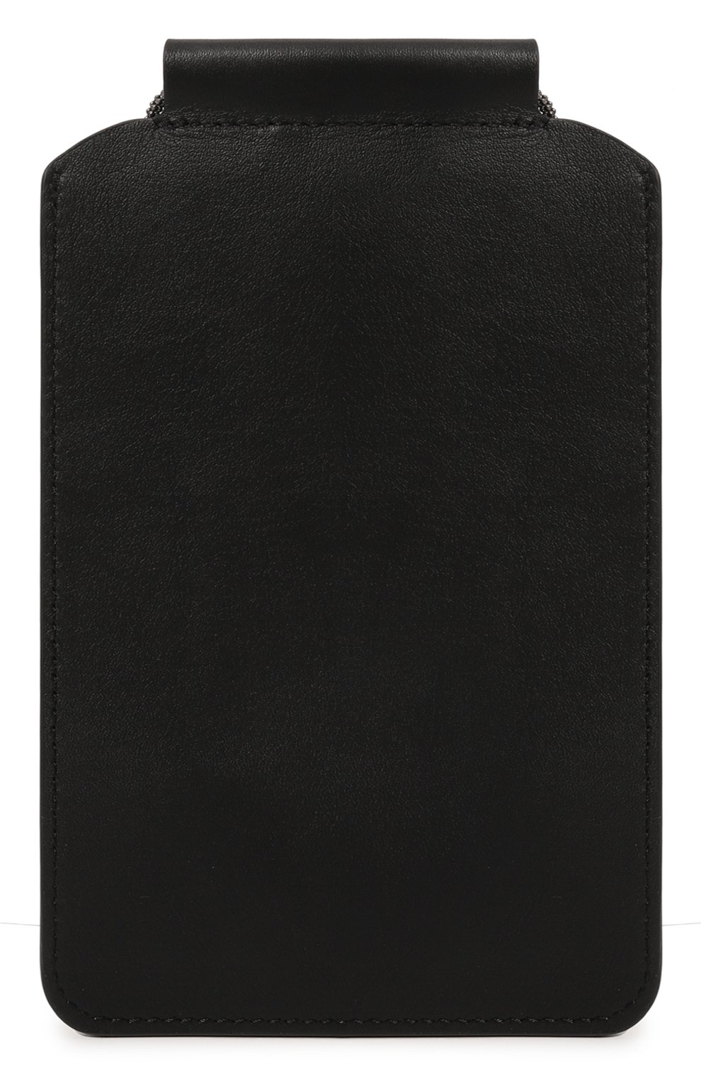 Кожаный чехол для iphone BRUNELLO CUCINELLI черного цвета, арт. MWHED2531 | Фото 4 (Женское Кросс-КТ: Кожа iPhone)