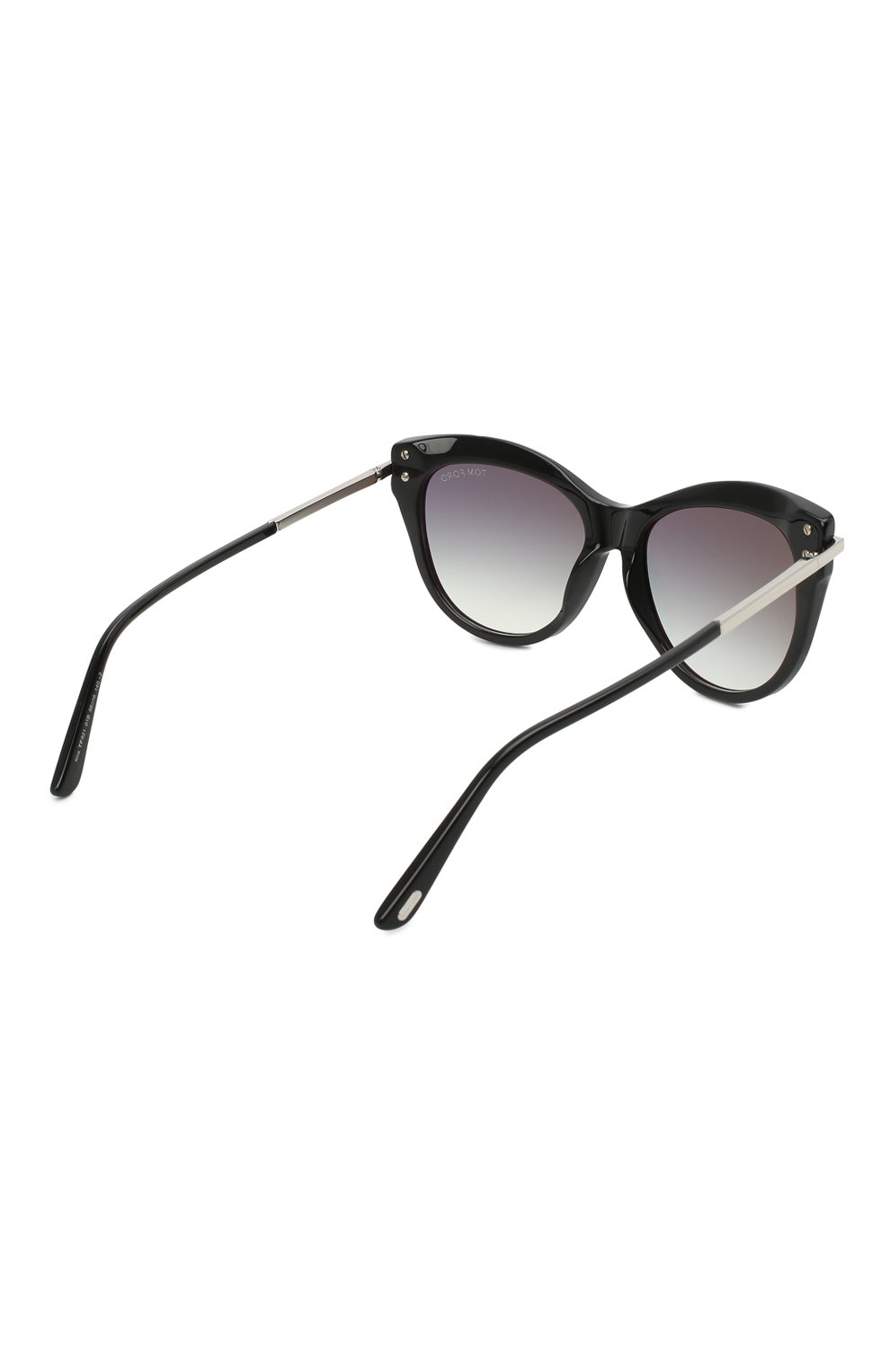 Женские солнцезащитные очки TOM FORD черного цвета, арт. TF821 01B | Фото 4 (Региональные ограничения белый список (Axapta Mercury): RU; Тип очков: С/з; Оптика Гендер: оптика-женское; Очки форма: Cat-eye)