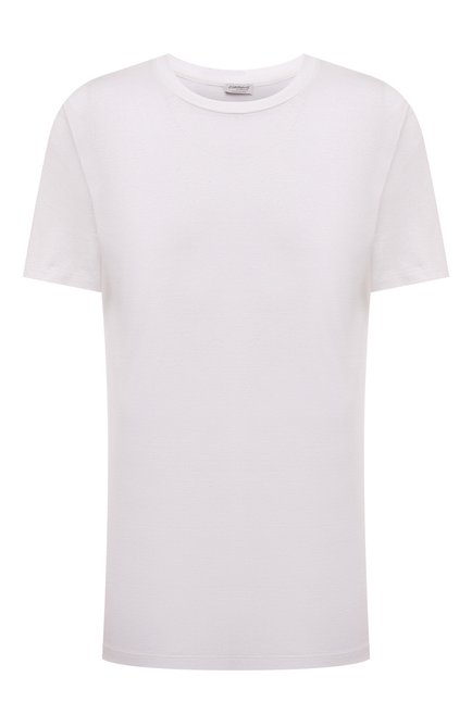 Мужская хлопковая футболка ZIMMERLI белого цвета по цене 7195 руб., арт. 222-1473 | Фото 1
