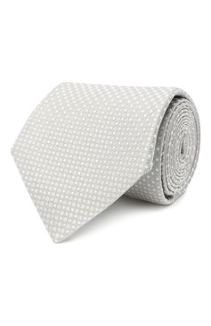 Мужской шелковый галстук KITON светло-серого цвета, арт. UCRVKLC06G29 | Фото 1 (Принт: С принтом; Материал: Текстиль, Шелк; Региональные ограничения белый список (Axapta Mercury): RU)