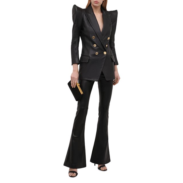 Кожаный жакет Balmain  VF0SI050/L151 Фото 2