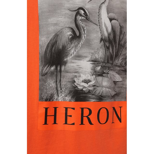 Хлопковая футболка Heron Preston HMAA026C99JER001 Фото 5