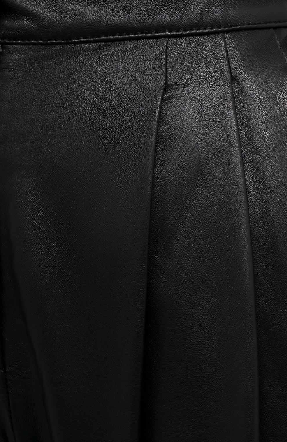 Женские кожаные брюки DOLCE & GABBANA черного цвета, арт. FTBYEL/HULJ7 | Фото 5 (Стили: Гламурный; Длина (брюки, джинсы): Стандартные; Женское Кросс-КТ: Брюки-одежда, Кожаные брюки; Региональные ограничения белый список (Axapta Mercury): RU; Материал подклада: Синтетический материал; Материал внешний: Натуральная кожа)