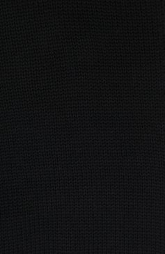 Детский шерстяной шарф CATYA темно-синего цвета, арт. 226746 | Фото 2 (Материал: Текстиль, Шерсть)