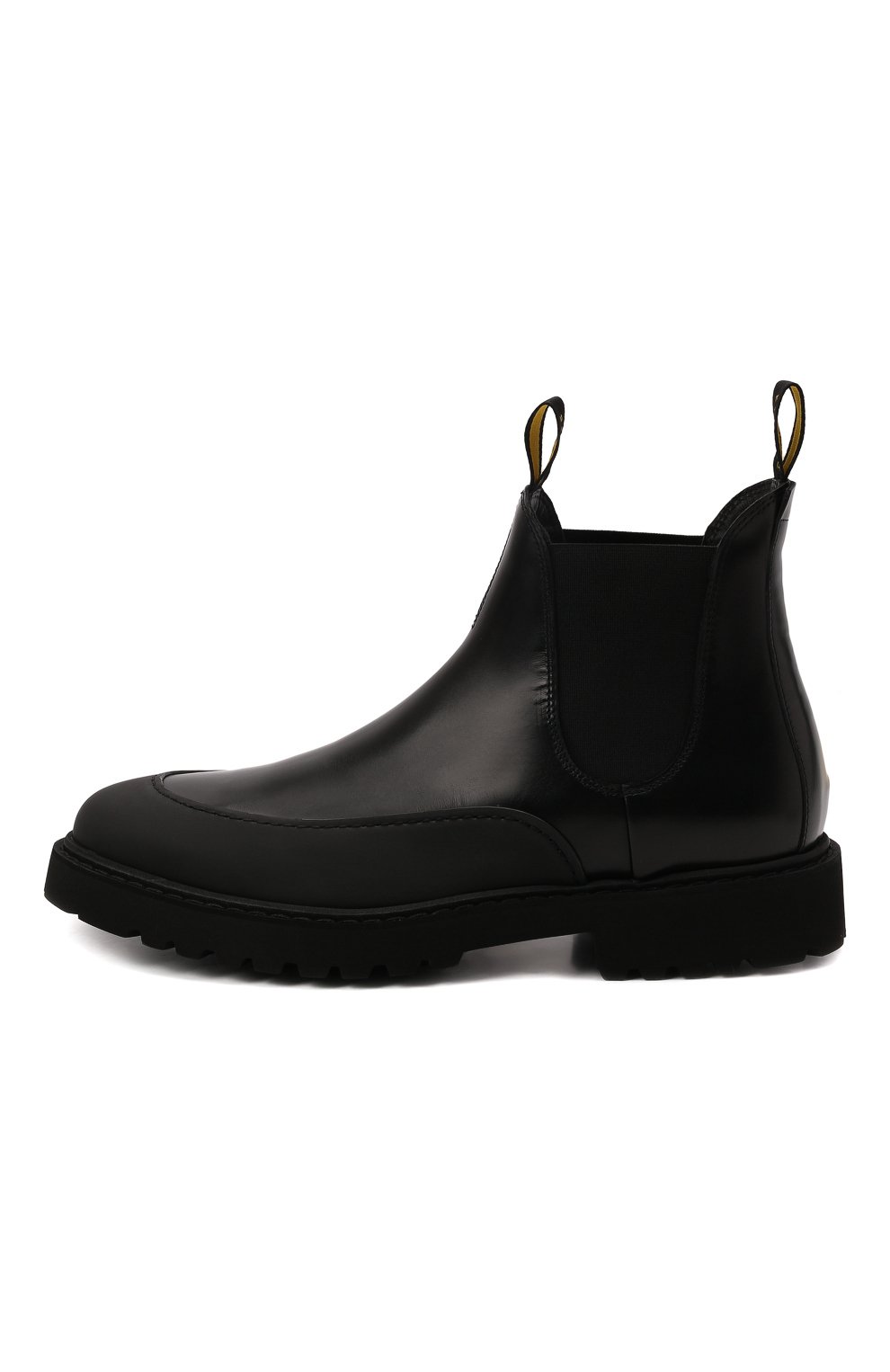 Мужские кожаные челси DOUCAL'S черного цвета, арт. DU2911CENTPF555NN00 | Фото 3 (Материал внешний: Кожа; Материал вну�тренний: Натуральная кожа; Материал утеплителя: Без утеплителя; Подошва: Плоская; Мужское Кросс-КТ: Сапоги-обувь, Челси-обувь)