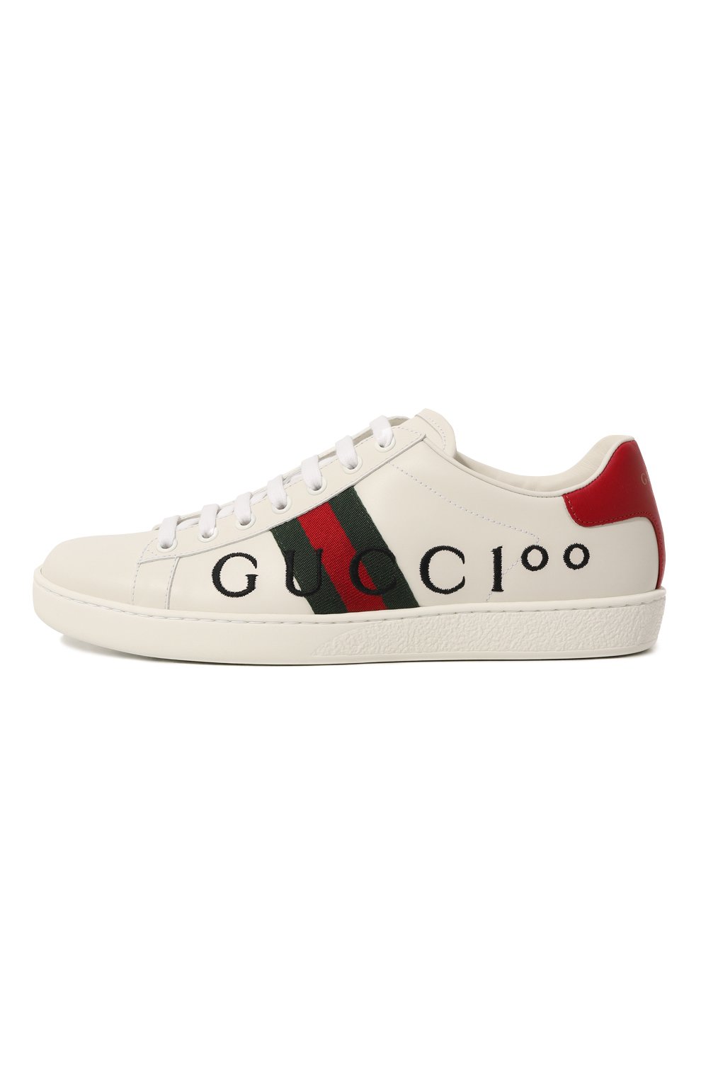 Кожаные кеды Ace Gucci  677718 0FI60 Фото 4