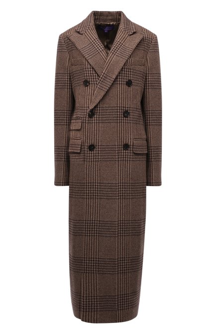 Женское шерстяное пальто RALPH LAUREN коричневого цвета по цене 330500 руб., арт. 290858644 | Фото 1