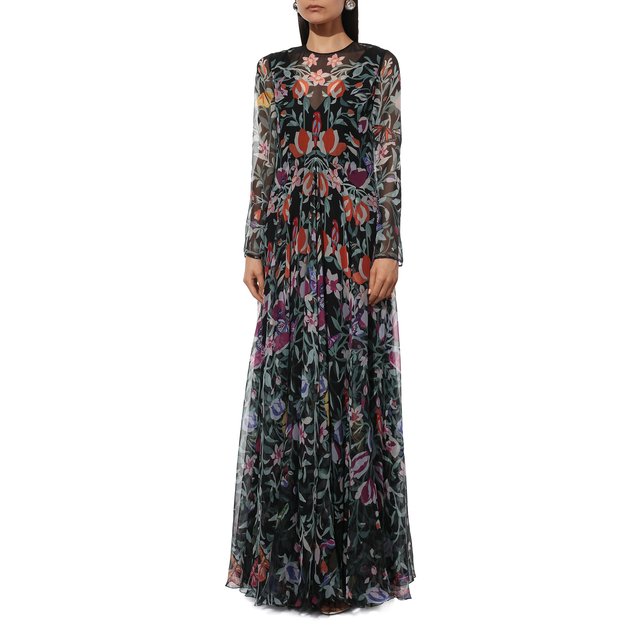 фото Шелковое платье valentino