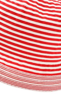 Детская панама GREVI красного цвета, арт. 9640/GN256-243 | Фото 4 (Материал: Текстиль, Хлопок; Статус проверки: Проверена категория)