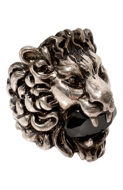 Женское кольцо GUCCI серебряного цвета по цене 38760 руб., арт. 402763 J1D50 | Фото 1