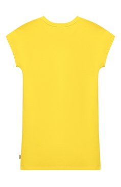Детское мини-платье MARC JACOBS (THE) желтого цвета, арт. W12267/6A-12A | Фото 2 (Рукава: Короткие; Случай: Повседневный; Материал внешний: Синтетический материал, Хлопок, Вискоза; Материал подклада: Синтетический материал, Хлопок; Девочки Кросс-КТ: Платье-одежда; Статус проверки: Проверена категория)