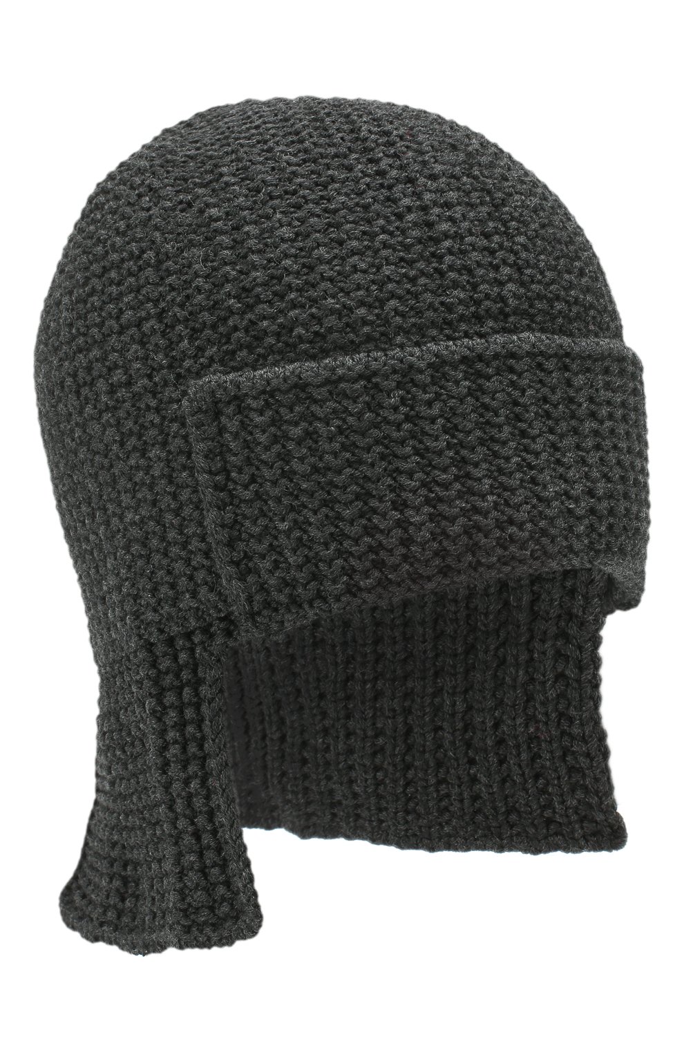 Мужская шерстяная шапка-ушанка helsinki CANOE темно-серого цвета, арт. 4917211 | Фото 1 (Материал: Текстиль, Шерсть; Кросс-КТ: Трикотаж; Статус проверки: Проверена категория)