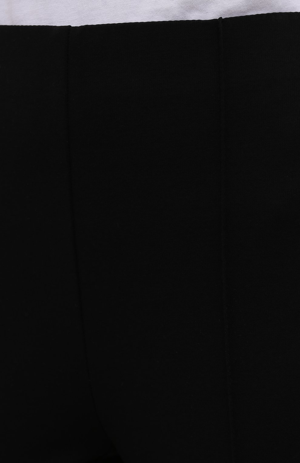Женские леггинсы из вискозы BOSS черного цвета, арт. 50456312 | Фото 5 (Женское Кросс-КТ: Леггинсы-одежда; Длина (брюки, джинсы): Стандартные; Материал сплава: Проставлено; Материал внешний: Вискоза; Драгоценные камни: Проставлено; Стили: Кэжуэл)