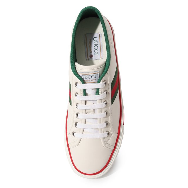 Кожаные кеды Tennis 1977 Gucci  645979 17L10 Фото 6