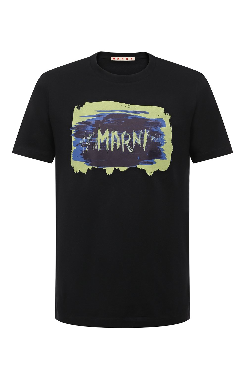 Хлопковая футболка Marni HUMU0198PA/USCU64