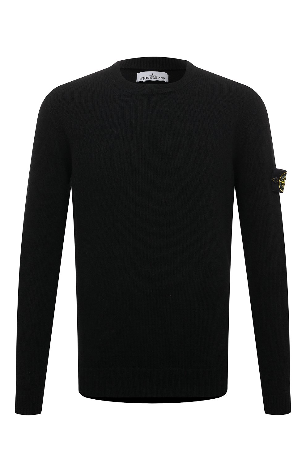 Шерстяной свитер Stone Island 7715524A3, цвет чёрный, размер 48