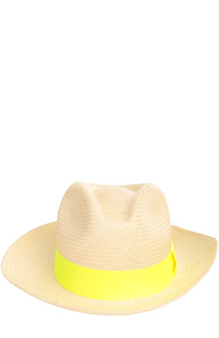 Женская шляпа пляжная ARTESANO желтого цвета, арт. CL234 | Фото 2 (Статус проверки: Проверена категория, Проверено; Материал: Растительное волокно)