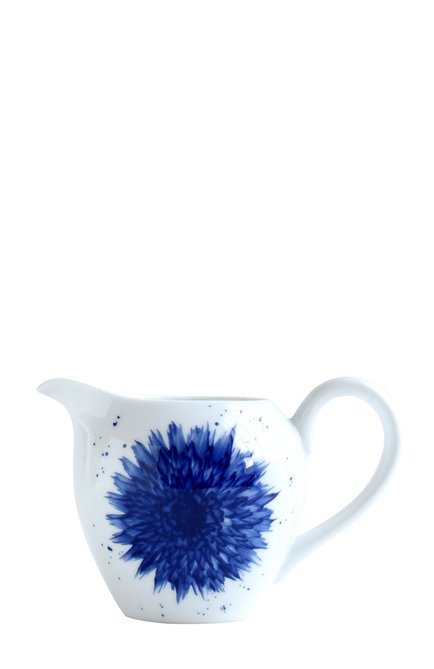 Молочник in bloom BERNARDAUD синего цвета, арт. 1768/3094 | Фото 1 (Статус проверки: Проверена категория; Интерьер_коллекция: In Bloom; Ограничения доставки: fragile-2)