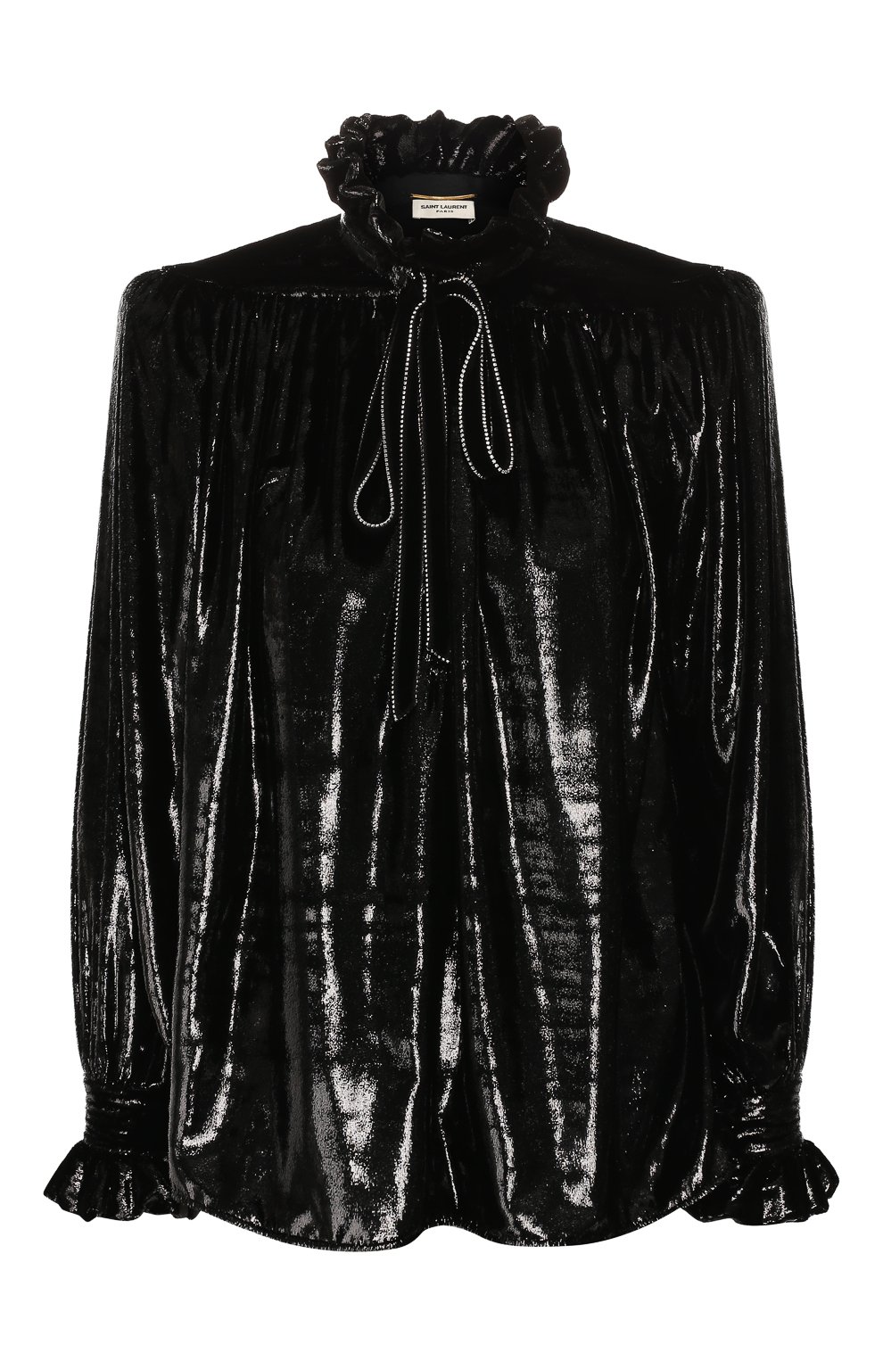 Блузка Saint Laurent черного цвета