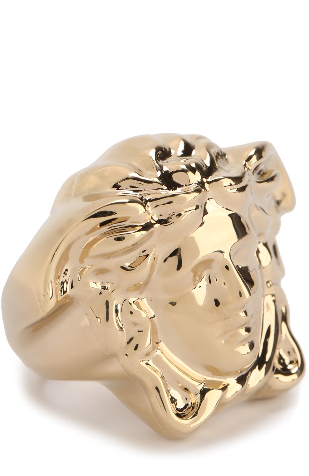 Женское кольцо medusa VERSACE золотого цвета, арт. DG5E530/DJMT | Фото 1 (Статус проверки: Проверено, Проверена категория; Материал: Металл)