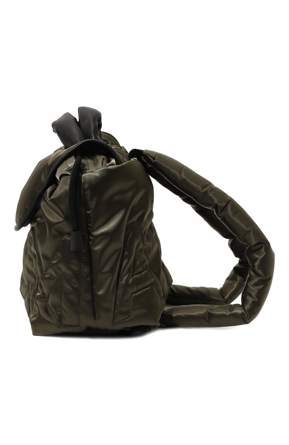 Женский рюкзак peggy VIC MATIE хаки цвета, арт. 1D0312T_999BH6T212 | Фото 4 (Материал сплава: Проставлено; Материал: Текстиль; Драгоценные камни: Проставлено; Стили: Спорт; Размер: large)